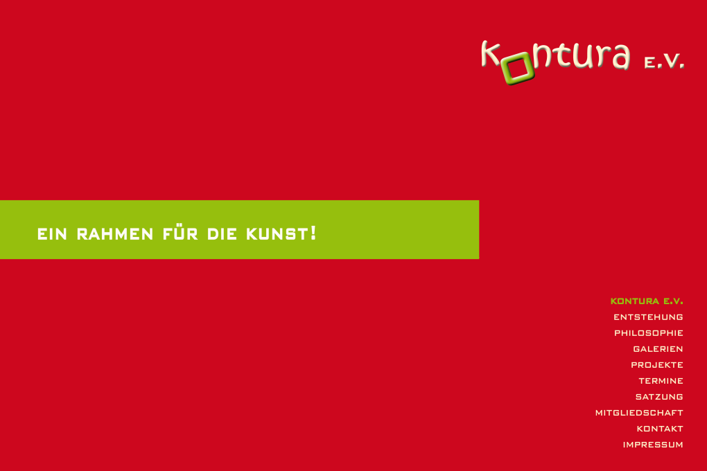 Kontura e.V. Ein Rahmen fr die Kunst!